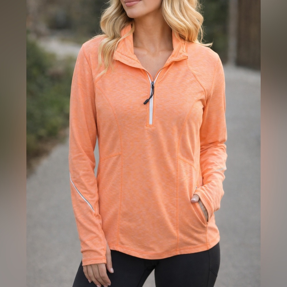 Tangerine Women's Bright Orange Zip-Up Hoodie